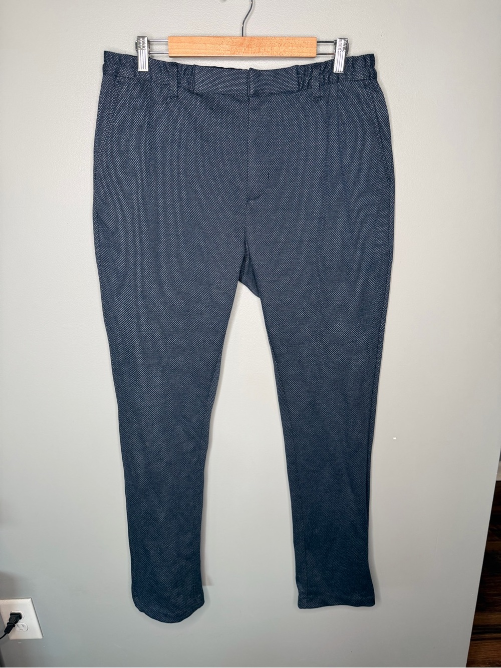 Civil Society Slim Fit Pin Dot Knit Pant - Navy - Picture 2 of 10